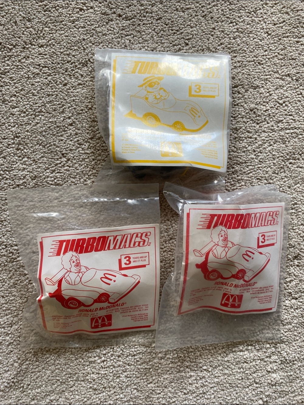 Vintage 1988 McDonald’s Turbomacs Happy Meal Toy